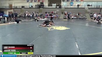 130 lbs Round 5 (8 Team) - Jasmine Ward, Lindenwood University vs Abby Rhodes, Quincy