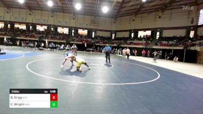 215 lbs Round Of 32 - Bronson Grigg, Norfolk Collegiate School vs Camren Wright, Saint Frances Academy