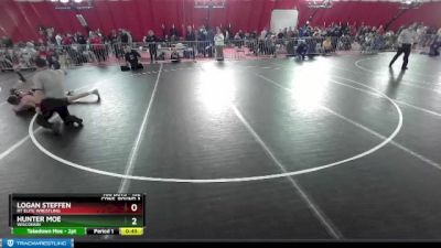 132 lbs Cons. Round 3 - Logan Steffen, RT Elite Wrestling vs Hunter Moe, Wisconsin