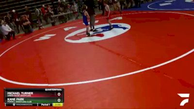 53 lbs Quarterfinal - Michael Turner, Green River Grapplers vs Kane Park, Powell Wrestling Club