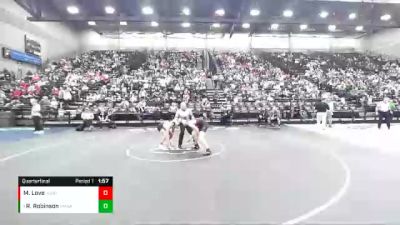 138 lbs Quarterfinal - Ryder Robinson, Wasatch vs Myka Love, Jordan