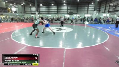 215 lbs Round 1 (4 Team) - Tyler Jordan, FCA WRESTLING vs Vinney Butera, NORTH CAROLINA WRESTLING FACTORY - BLUE