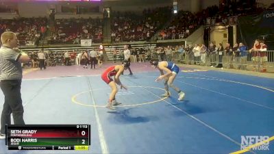 D 1 113 lbs Quarterfinal - Bodi Harris, Jesuit vs Seth Grady, Fontainebleau