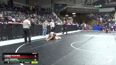 144 lbs Quarterfinal - Cash Henning, Wichita Training Center vs Corbin McIntier, Pittsburg