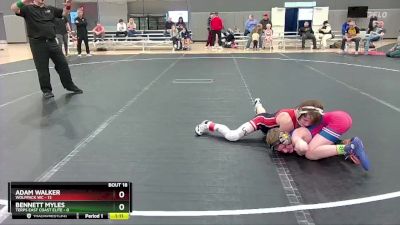 84 lbs Round 4 (10 Team) - Bennett Myles, Terps East Coast Elite vs Adam Walker, Wolfpack WC