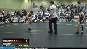 77 lbs Round 3 (4 Team) - Royce Beal, Hudson Black vs Chase VanPortfliet, Grandville