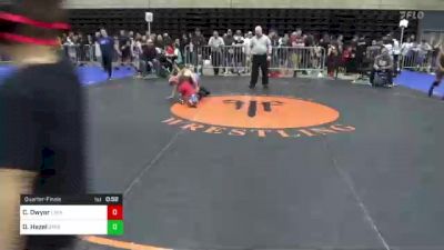 80 lbs Quarterfinal - Clint Dwyer, Lafayette, NY vs Douglas Hazel, Greenwood, DE