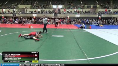 115 lbs Round 3 - Jacob Andersen, Amery Warrior`s vs Kaelib Richmond, Tomah Youth Wrestling