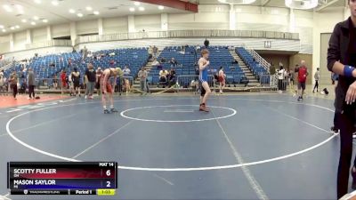 113 lbs Cons. Round 6 - Scotty Fuller, OH vs Mason Saylor, MI