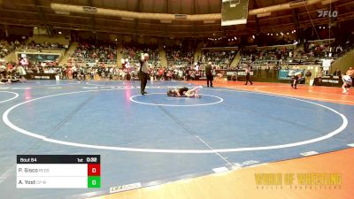 55 lbs Consi Of 16 #2 - Pike Sisco, Redskins Wrestling Club vs Andrew Yost, CP Wrestling