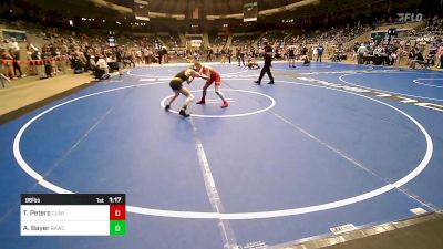 98 lbs Round Of 16 - Tristan Peters, Claremore Wrestling Club vs Aiden Bayer, BAWC