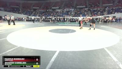 6A-175 lbs Champ. Round 2 - Snowden Gabrielsen, Beaverton vs Maximus Rodriguez, North Salem