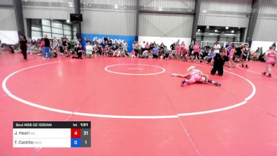 46 kg Rr Rnd 2 - Jamie Hearl, Valkyrie Girls WC vs Tatianna Castillo, Michigan Yellow