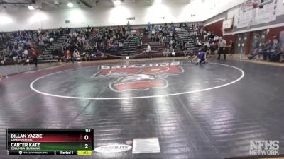 113 lbs Semifinal - Dillan Yazzie, Lake Roosevelt vs Carter Katz, Columbia (Burbank)