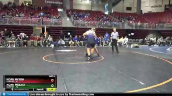 220 lbs Round 6 (8 Team) - Noah Molina, Kearney vs Noah Hyson, Fairbury