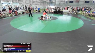 220 lbs Placement Matches (8 Team) - Brand Felts, Team Texas A vs Joaquin Capra, Kansas Red