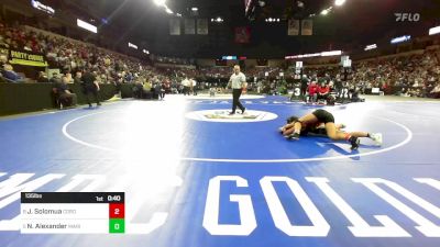 135 lbs Consi Of 4 - Jestinah Solomua, Corona vs Noelle Alexander, Maria Carrillo