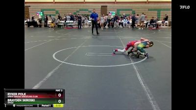 48 lbs Round 3 - Ryker Polk, Great Bridge Wrestling Club vs Brayden Skroski, Spazz