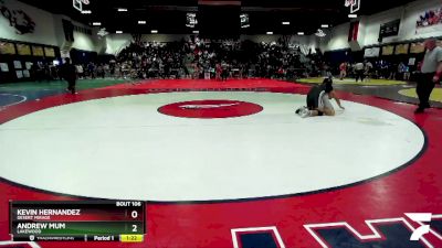 165 lbs Champ. Round 1 - Andrew Mum, Lakewood vs Kevin Hernandez, Desert Mirage