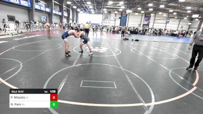 142 lbs Quarterfinal - Peter Mikedis, NY vs Nathaniel Park, GA