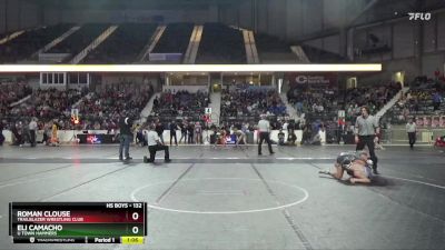 132 lbs Quarterfinal - Eli Camacho, U Town Hammers vs Roman Clouse, Trailblazer Wrestling Club