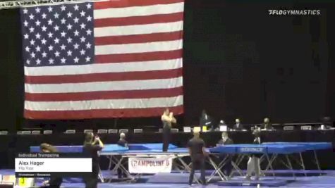 Alex Hager - Individual Trampoline, Flip Tops - 2021 USA Gymnastics Championships