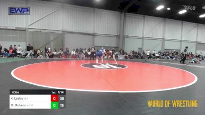 110 lbs Quarterfinal - Kyah Leyba, Eastside Assassins vs Macy Dobson, MOJO Girls