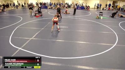 92 lbs Cons. Round 3 - Miles Aase, Owatonna Wrestling Association vs Tucker McLennan, Pinnacle Wrestling Club