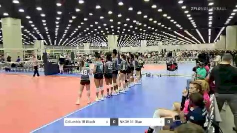 Columbia 18 Black vs NKGV 18 Blue - 2022 JVA World Challenge presented by Nike - Expo Only