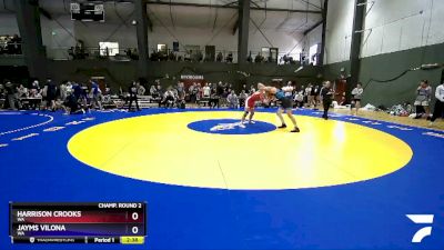 157 lbs Champ. Round 2 - Harrison Crooks, WA vs Jayms Vilona, WA