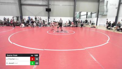 148 lbs Quarterfinal - Jordan Fincher, Bull Trained vs David Jewell, Level Up