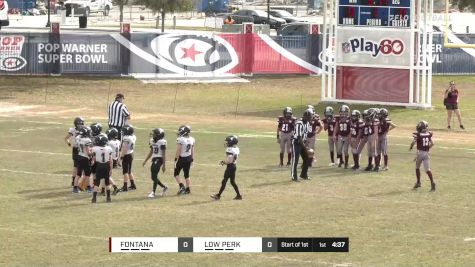 LOW PERK LONGHORNS vs. FONTANA FALCONS - 2021 Pop Warner Football Super Bowl