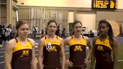 Minnesota Women's DMR 11:15 2010 Meyo Invite