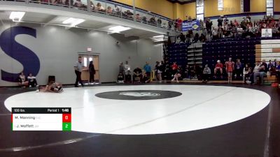 100 lbs. Champ. Round 2 - Jacie Moffett, Jay vs Makenzie Manning, Francis Howell Central