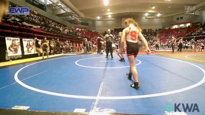 74 lbs Consolation - Brayleigh Cooper, Shawnee Takedown Club vs Arwen Frisby, Skiatook Youth Wrestling