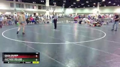 106 lbs Round 2 (16 Team) - Matthew Ireland, Florida Young Gunslingers vs Gavin Gruber, Ohio Titan Blue