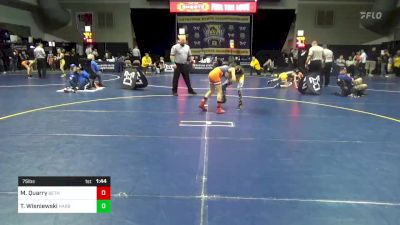 75 lbs Round Of 16 - Maximus Quarry, Bethlehem vs Tanner Wisniewski, Harborcreek