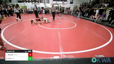 58 lbs Round Of 16 - Luke Booher, Honey Badgers Wrestling Club vs Braxton Ellis, Salina Wrestling Club