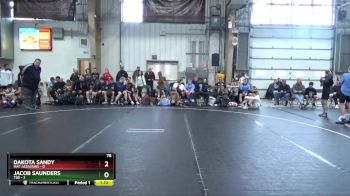 76 lbs Round 7 (8 Team) - Jacob Saunders, TSB vs Dakota Sandy, Mat Assassins