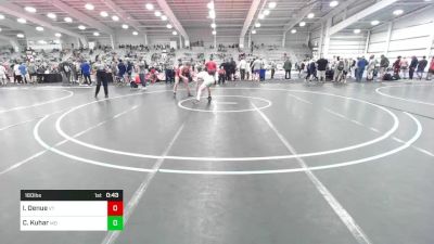 160 lbs Consi Of 32 #2 - Ian Denue, VT vs Carter Kuhar, MD