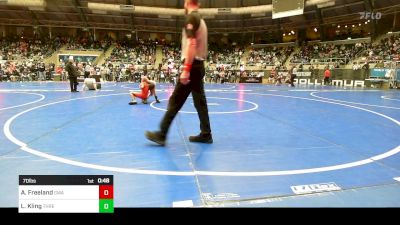 70 lbs Round Of 32 - Aasar Freeland, The Glasgow Wrestling Academy vs Luca Kling, Threshold