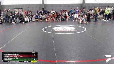 78 lbs Champ. Round 1 - Connor Wright, Askeo International Mat Club vs Boomba Coles, Unattached