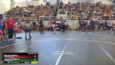 65 lbs Semifinal - Rollin Lovell V, CP Wrestling vs Dylan Temple, Monster Squad