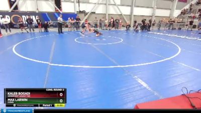 92 lbs Cons. Round 2 - Max Larwin, COWA vs Kaleb Bogadi, Sandpoint Legacy WC