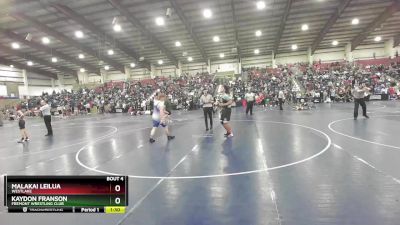 285 lbs Quarterfinal - Malakai Leilua, Westlake vs Kaydon Franson, Fremont Wrestling Club