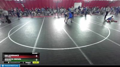 160 lbs Round 1 - Ian Leverance, Wisconsin vs Brendon Brown, Minnesota