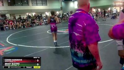 106 lbs Round 2 (16 Team) - Cohen Hargrove, Social Circle vs Brody Blevins, Michiana Vice-Pink