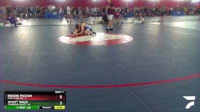 112-112 A Round 1 - Wyatt Wald, Cambridge-Isanti vs Brodie Pachan, LPGE-B Wolves