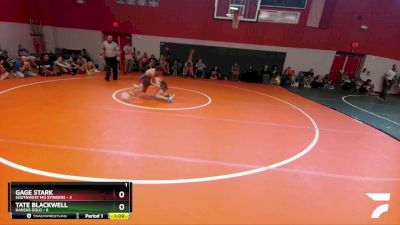 105 lbs Round 7 (8 Team) - Gage Stark, Southwest MO Stingers vs Tate Blackwell, Kansas Gold