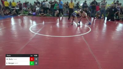 65 lbs Pools - William Duty, Team Palmetto vs Kellin Berger, West Virginia Wild